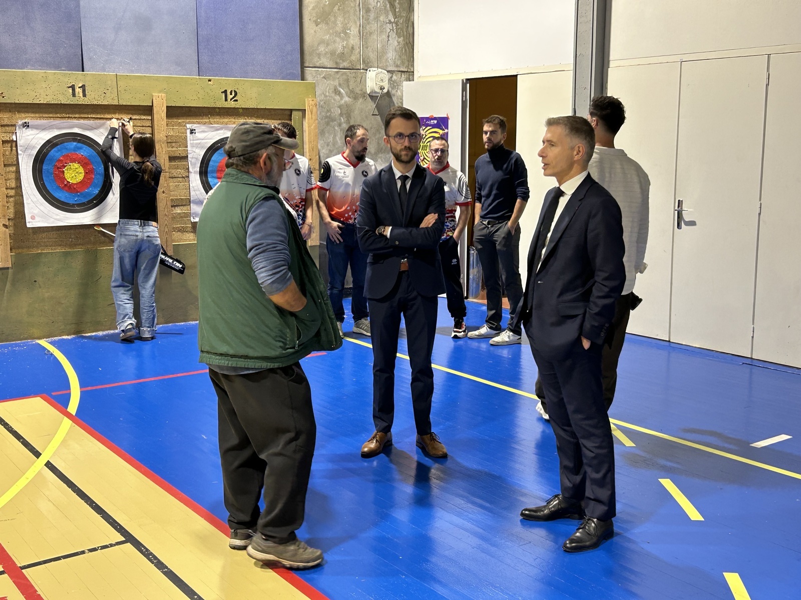 21 oct. 2025 - M. le Maire Gil Avérous au Gymnase Ampère